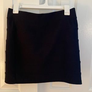 H&M night out black mini skirt size 10